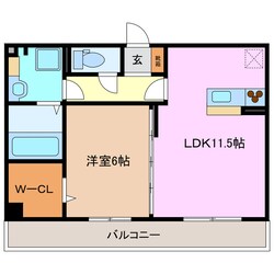 平田町駅 徒歩8分 3階の物件間取画像